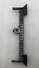 GE TLM812RCU 20 Position 4-14AWG Neutral/Isolated Grounding Bar 9 1/4" x 1"