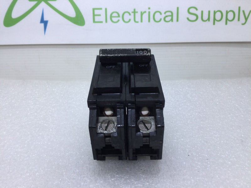 GE/General Electric THQB21100 100 Amp 2 Pole 240V Circuit Breaker