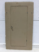 Zinsco ML12(12-24)C 125 Amp 120/240V 1 Phase 3 Wire 24 Space Panel Cover 21 1/4" x 12 1/4"