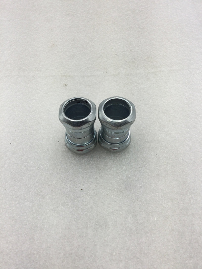 Lot of 2 3/4" EMT Conduit Compression Coupling