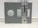 Siemens Nema3R Enclosure Metered RV Pedestal Cover with 3 cutouts - deadfront only  7" x 9"