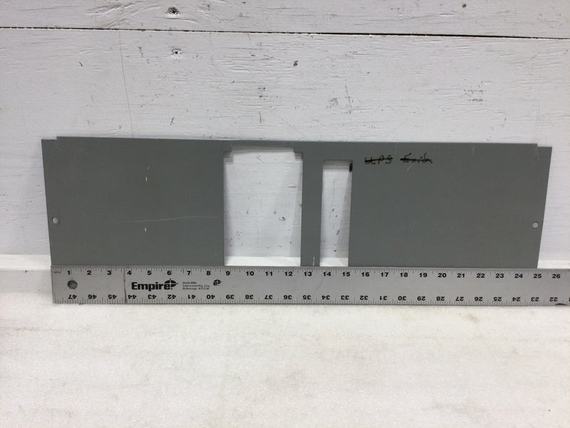Filler Plate with 2 cutouts - 25" x 8 1/2"