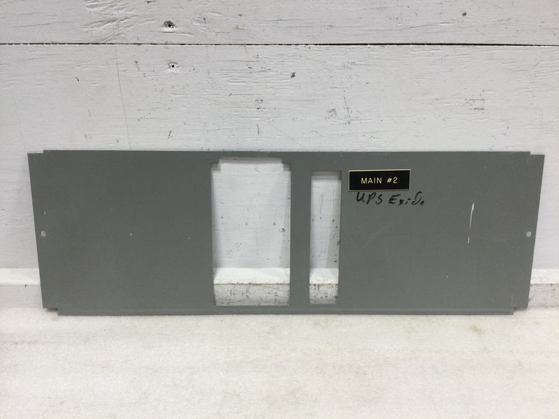 Filler Plate with 2 cutouts - 25" x 8 1/2"