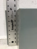 GE 400 Amp Panel Filler Plate with 90 deg bend  - 7 1/8 " L x 8 1/4" W x 4 " H