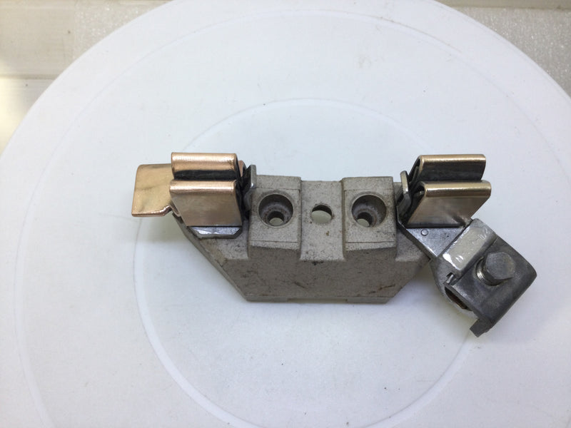 B&C Porcelain Meter Socket Replacement Block 100-200 Amp- One sided Lug