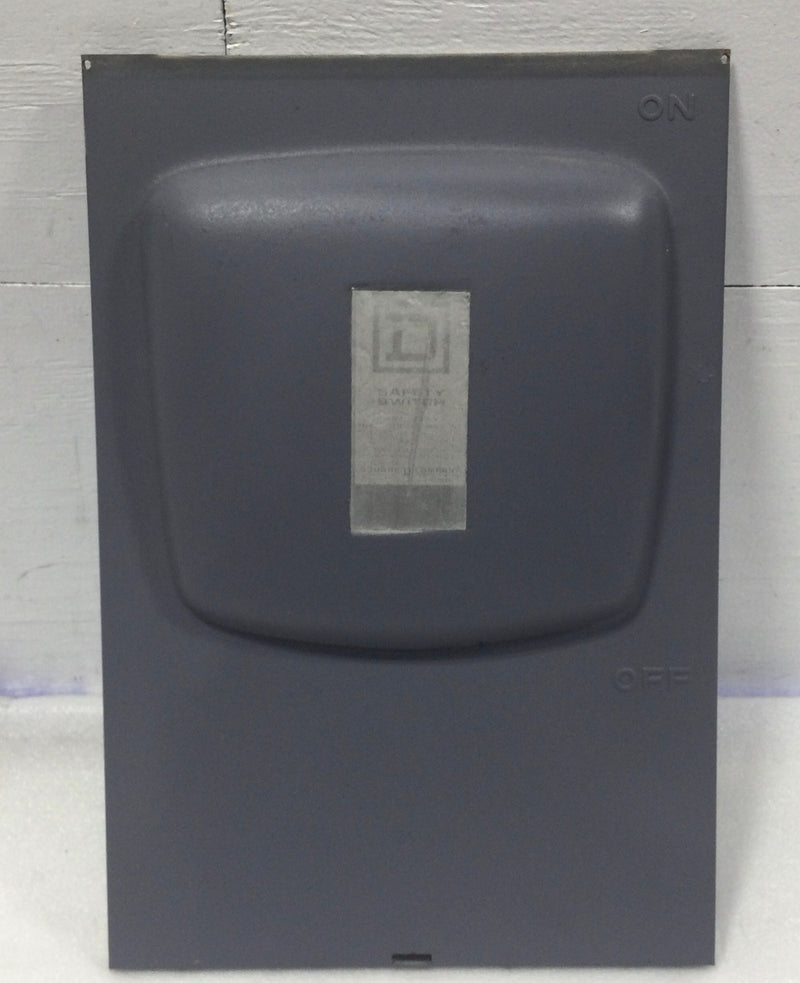 Square D 200 Amp 1-3PH 240V Safety Switch Nema 3R Cover Only 19 3/4" x 13 3/8"