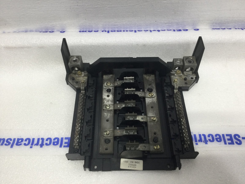 GE PowerMark TM820RCUFL 200 Amp 12 Space 120/240V Load Center Guts Only 10"X9"