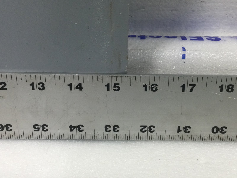 GE TLM2020WS/F 200 Amp 40 Space 120/240V Panel Door 31 3/4" x 15 3/8" - Flawed