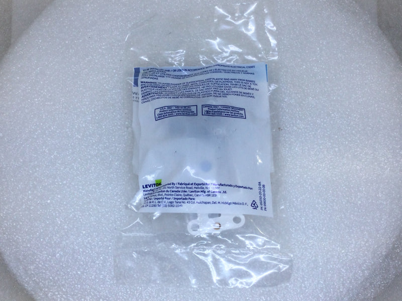 Leviton 40659-W Decora Insert 6P4C Jack X F-Connector