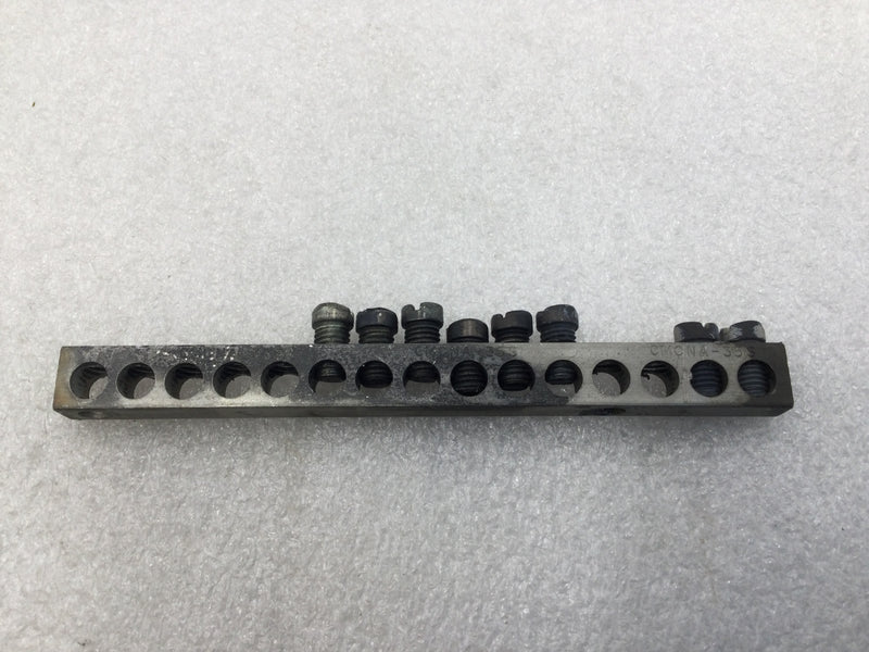CMC NA-35S 15 Position 4-14 AWG CU9AL Grounding Bar