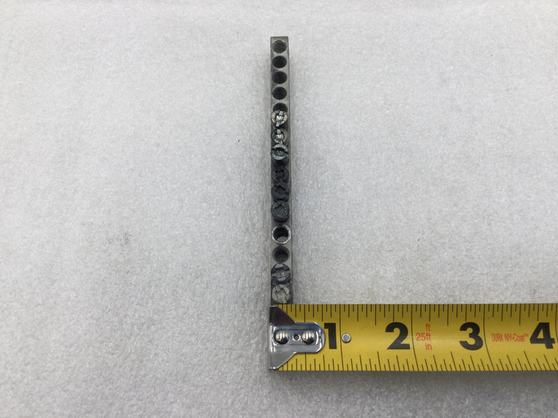 CMC NA-35S 15 Position 4-14 AWG CU9AL Grounding Bar