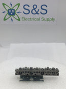 Siemens ECLX072M 15 Position Ground Bar Kit w/Mounting Bracket 4 1/4" x 1 1/4"