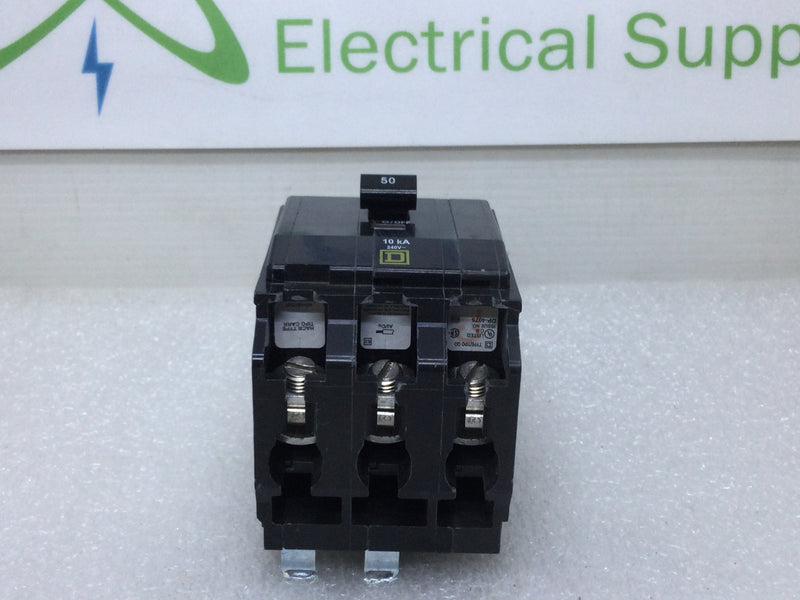 Interruttore Automatico Square D QOB350 - 50 Amp 3 Poli 240 Volt Montaggio Bullonato - Foto 6