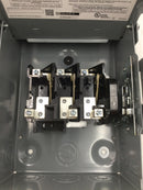 Square D DU321RB 30 Amp 1 Phase 240V Non Fusible GD Safety Switch