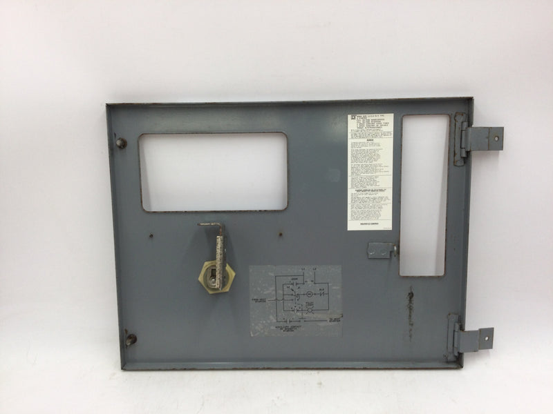 Square D Motor Starter Bucket/Box Door Only for Type S Starters Nema R