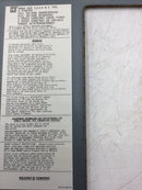 Square D Motor Starter Bucket/Box Door Only for Type S Starters Nema Rated 1,2.3,4 & 5 w/ Reset Button