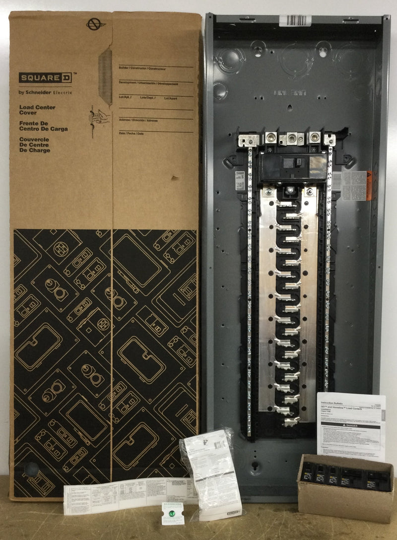 Homeline Panel Square D Homeline HOM4080M200PCVP 200 Amp 40-Space 80-Circuit Panel Va