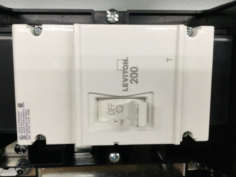 Leviton LR320-BDR 200 Amp 30-Space Outdoor Load Center with Main Breaker