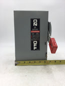 General Electric TH3221 30 Amp 2 Pole 120/240V Fusible Safety Switch