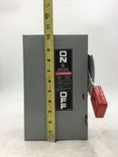 General Electric TH3221 30 Amp 2 Pole 120/240V Fusible Safety Switch