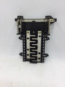 Square D Q020M 10 Space QO Load Center, Series B1 100 Amp 120/240 VAC Guts Only 9" X 11"