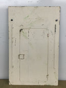 FPE Federal Pacific LX112-24 125 Amp 120/240v 1 Phase 3 Wire 24 Space Stab-Lok Load Center Front Cover Only With Main 18" x 11.5"