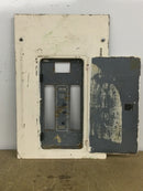 FPE Federal Pacific LX112-24 125 Amp 120/240v 1 Phase 3 Wire 24 Space Stab-Lok Load Center Front Cover Only With Main 18" x 11.5"