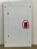 General Electric TLM1612S/F 24 Space 125 Amp 120/240 V 3 Wire Load Center Cover 19" x 11.5"