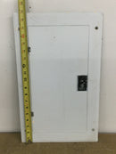 General Electric TLM1612S/F 24 Space 125 Amp 120/240 V 3 Wire Load Center Cover 19" x 11.5"