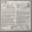 Eaton BR Type 100  Amp 10 Space 20 Circuits Cover/Door Only 14 1/8" x 12 1/4"