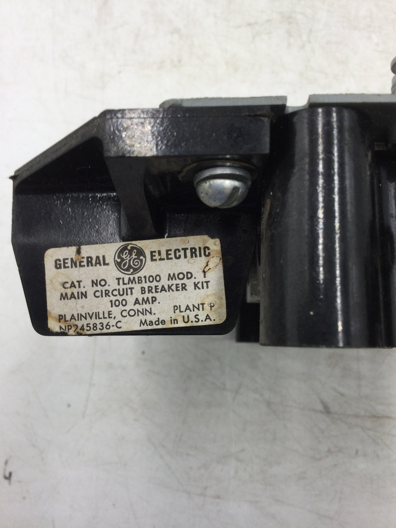 General Electric TLMB100/TLMB812 8 Circuit 100A Max 120/240V Type TLM Guts Only 7" X 9"