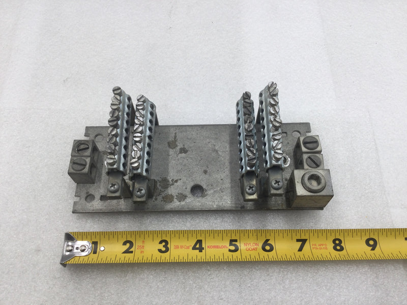 Zinsco 36 Position 4-14 AWG Neutral/Grounding Bar for CTL Load Centers 7.5" X 3"