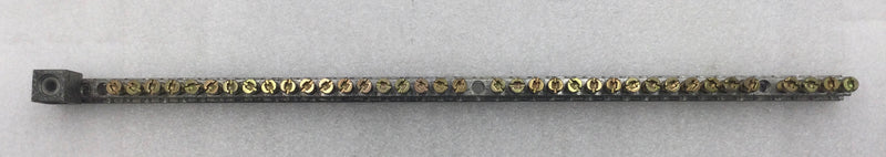 ITE 43 Position 4-14 AWG Grounding Bar 16 1/8" x 1 1/8"