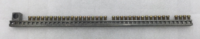 ITE 43 Position 4-14 AWG Grounding Bar 16 1/8" x 1 1/8"