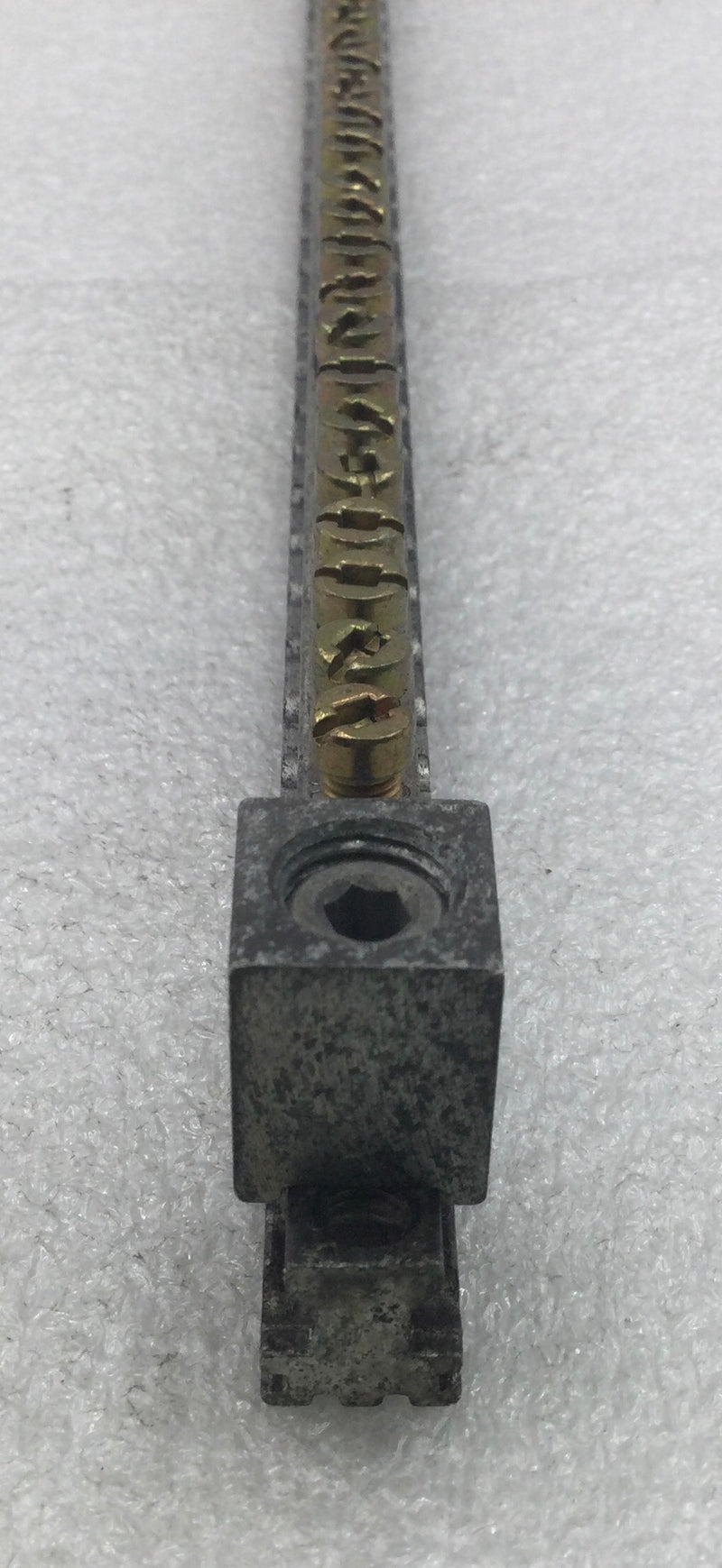 ITE 43 Position 4-14 AWG Grounding Bar 16 1/8" x 1 1/8"