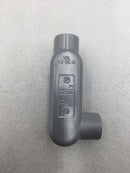 Eaton/Crouse-Hinds LL15-CGN 1/2" LL Conduit Body with Cover and Neoprene Gasket