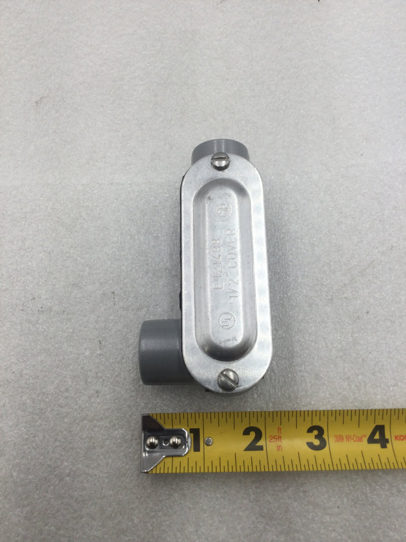 Eaton/Crouse-Hinds LL15-CGN 1/2" LL Conduit Body with Cover and Neoprene Gasket