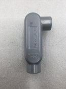 Eaton/Crouse-Hinds LR15-CGN 1/2" LL Conduit Body with Cover and Neoprene Gasket