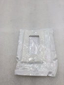 Leviton 80401-NW Single Gang Decora Wall Device Plate in White (Box of 20)