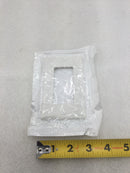 Leviton 80401-NW Single Gang Decora Wall Device Plate in White (Box of 20)