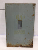 Square D 120/240V Dead Front Only 15 7/8" x 10"