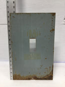 Square D 120/240V Dead Front Only 15 7/8" x 10"