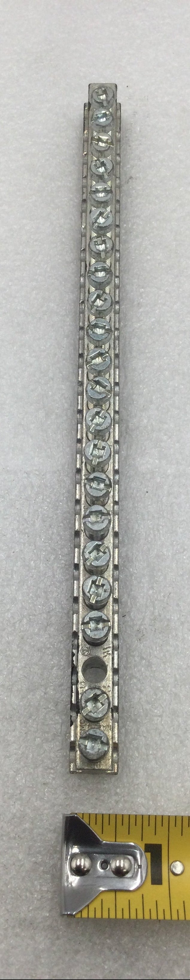 CMC NA78-1 23 Position 4-14 AWG Ground/Neutral Bar 8 5/8" x 1/2"