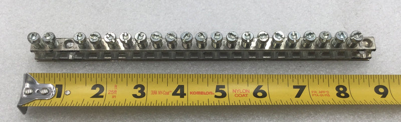 CMC NA78-1 23 Position 4-14 AWG Ground/Neutral Bar 8 5/8" x 1/2"