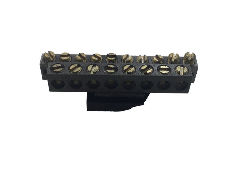 18 Position Double Stack Neutral/Ground Bar 3 1/2" x 1 1/2" - Cosmetic Flaw