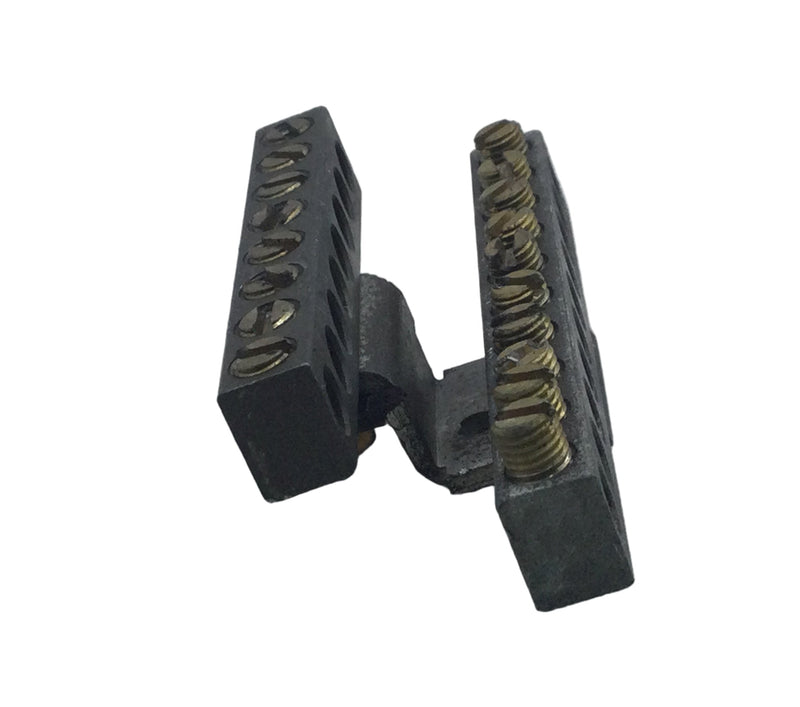 18 Position Double Stack Neutral/Ground Bar 3 1/2" x 1 1/2" - Cosmetic Flaw