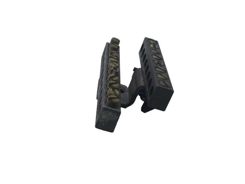 18 Position Double Stack Neutral/Ground Bar 3 1/2" x 1 1/2" - Cosmetic Flaw