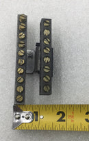 18 Position Double Stack Neutral/Ground Bar 3 1/2" x 1 1/2" - Cosmetic Flaw