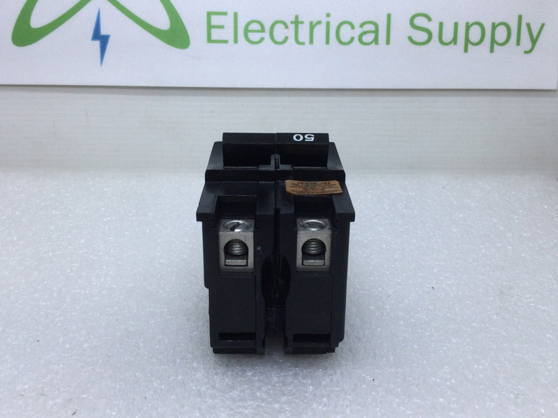 American NB250 50 Amp 2 Pole Bolt on Circuit Breaker