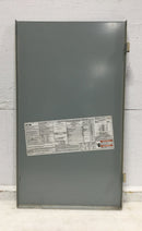 Eaton BRP08B200RF 200 Amp 120/240v 1 Phase 3 Wire Nema 3R Load Center Hinged Door 25" x 14 1/8"